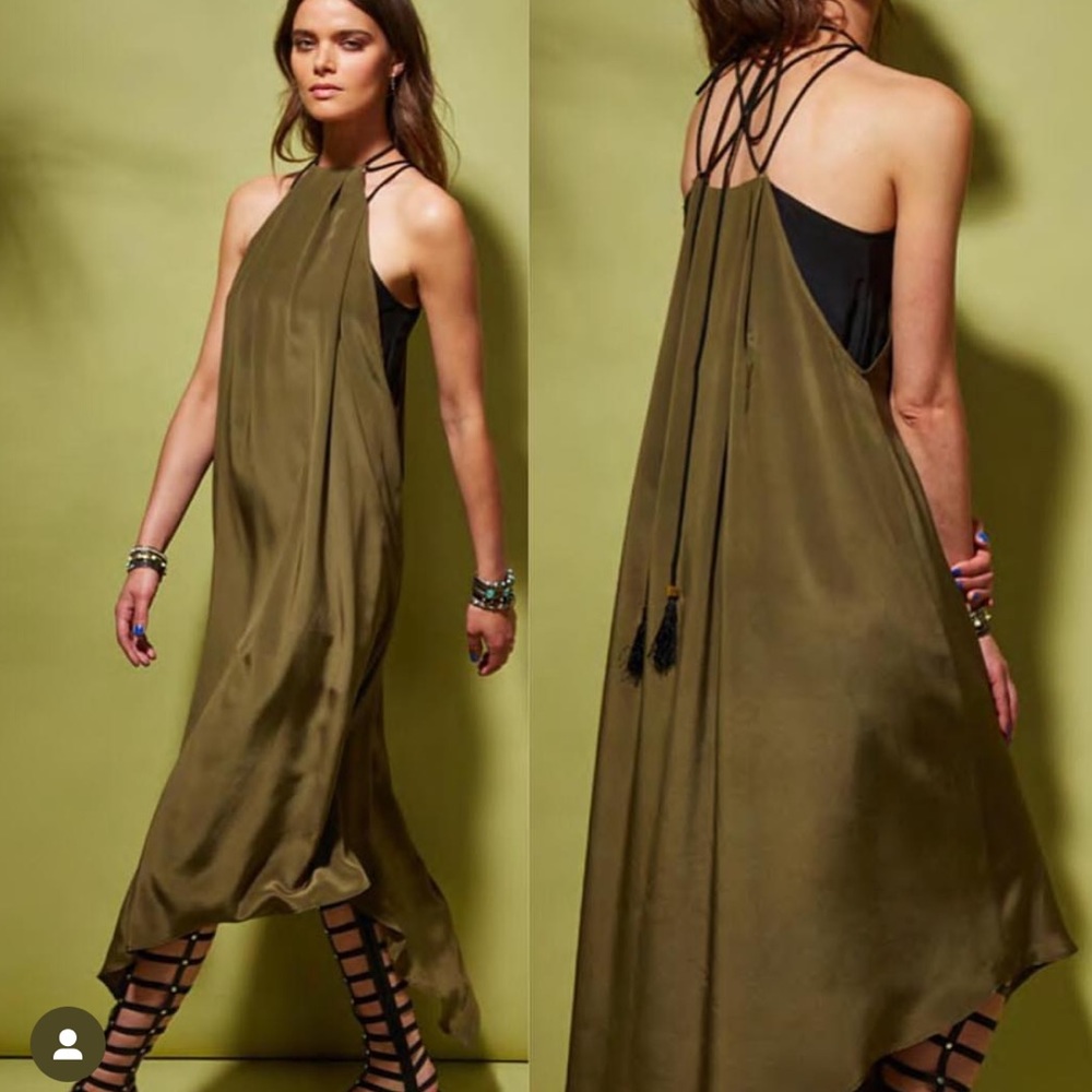 NWT Rare Hunter Bell Silk Abigail Dress